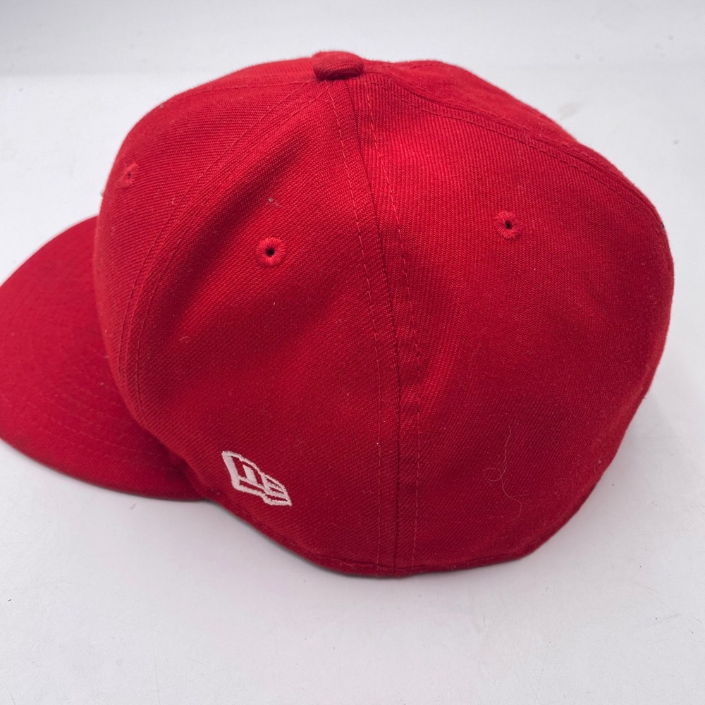 ST. LOUIS CARDINALS New Era 59FIFTY Fitted Hat 7 1/2 Red Floral Bird Butterfly - Picture 7 of 13
